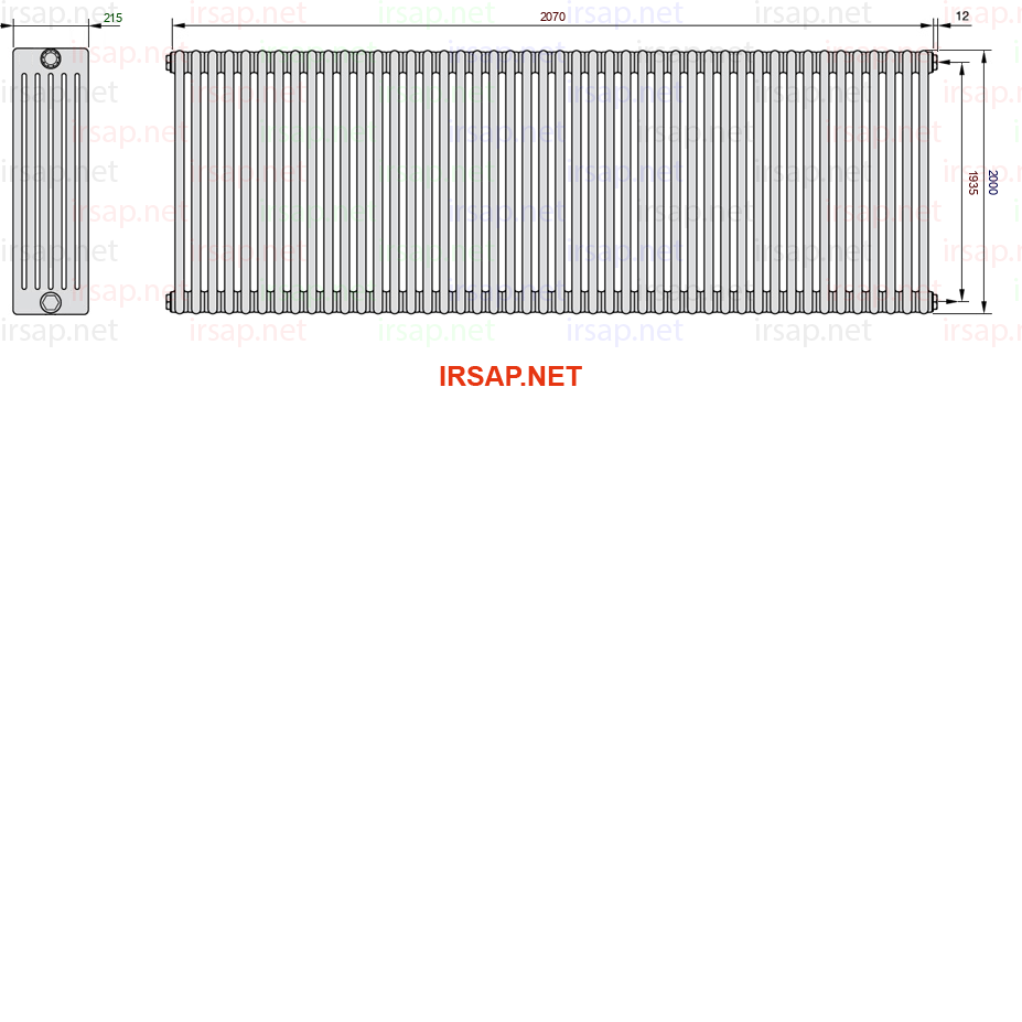 Радиатор IRSAP Tesi 62000/46 T30 CL 01